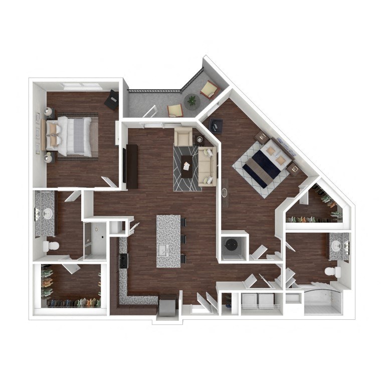 2C floor plan